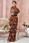 Zoha By Vallabhi Georgette Floral Printed Daily Wear Saree Orders In India